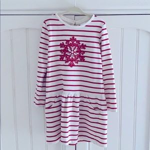 Striped Snowflake Dress from Gymboree